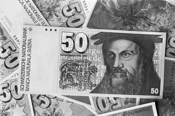 Un billet de 50 francs de la sixième série, sortie en 1976.