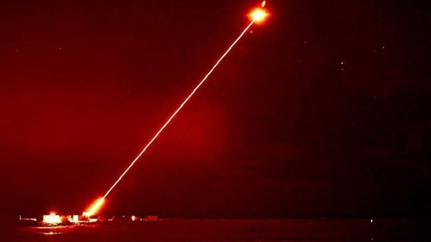 Le laser britannique Dragonfire (photo d&#039;archive): cette arme ne sera disponible qu&#039;en 2027, mais l&#039;Ukraine entend prendre les devants avec son propre laser.
