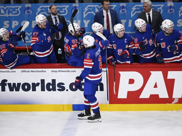 Jackson LaCombe a éteint le public suédois en redonnant 3 buts d&#039;avance aux Etats-Unis à 8&#039;51 de la fin