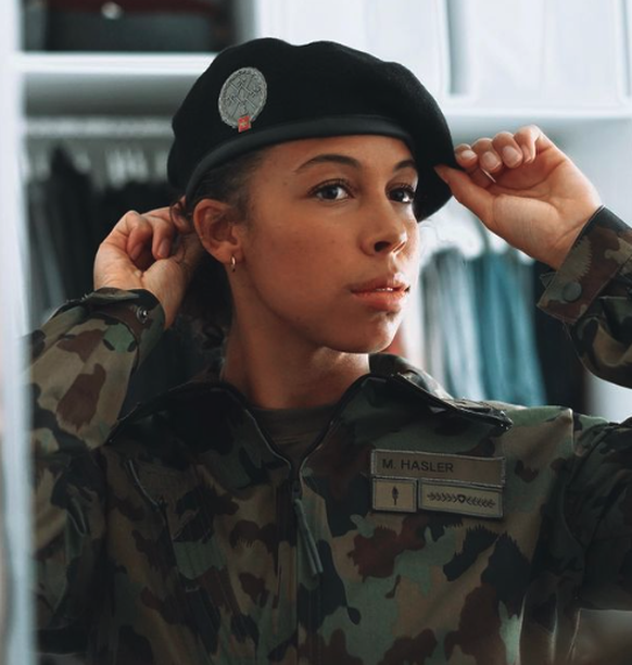Melanie Hasler est reconnaissante envers l'armée suisse.