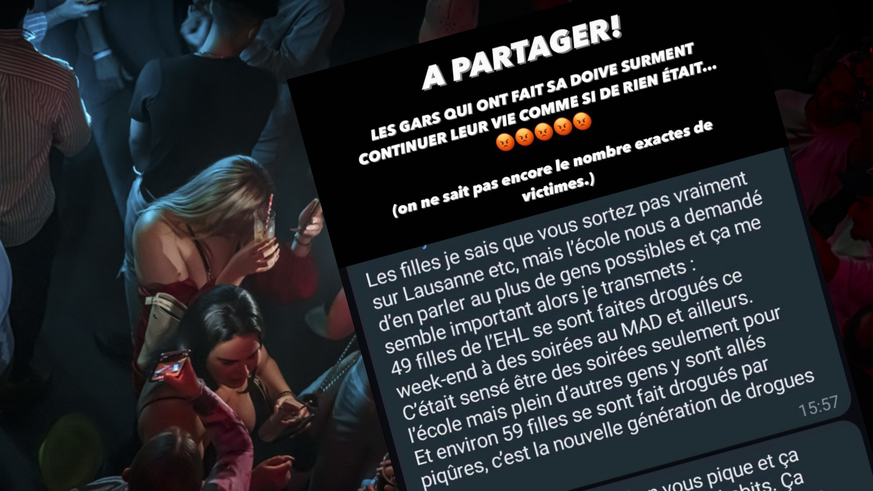 Les réseaux sociaux évoquent de supposés cas d'empoisonnements au GHB via des seringues dont des étudiantes de l'EHL auraient été victimes. Ce scénario a été importé d'Angleterre.