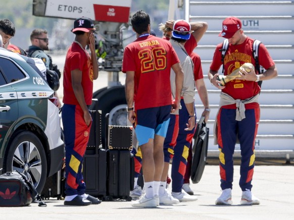 Les héros espagnols sont de retour à Madrid