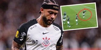 Il rate son penalty à cause d'un geste très vicieux de son adversaire