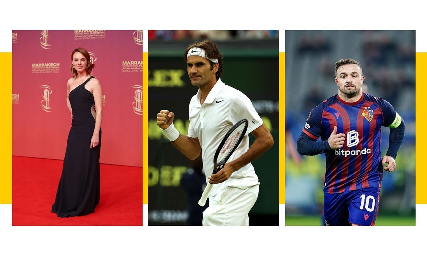 Les références suisses de Quenard et Zadi: Lætitia Dosch, Roger Federer et Xherdan Shaqiri.