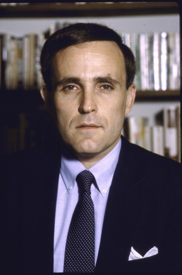 UNITED STATES - OCTOBER 1984: US attorney Rudolph Giuliani. (Photo by Ben Martin/Getty Images)