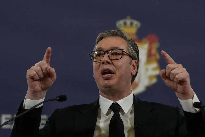 Le président Serbe Aleksandar Vucic.