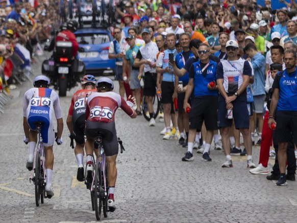 Montmartre avait déjà vu passer les stars du vélo aux JO-2024.