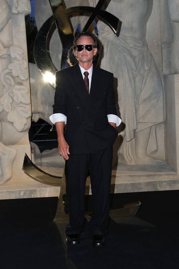 Walton Goggins at the Saint Laurent fashion show as part of Spring/Summer 2026 Paris Fashion Week held at Fontaine du Trocadéro on September 29, 2025 in Paris, France. (Photo by River Callaway/WWD via ...