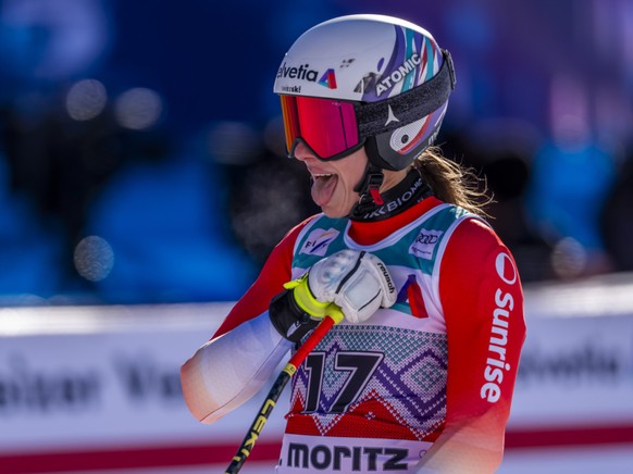Malorie Blanc satisfaite de sa course à St-Moritz