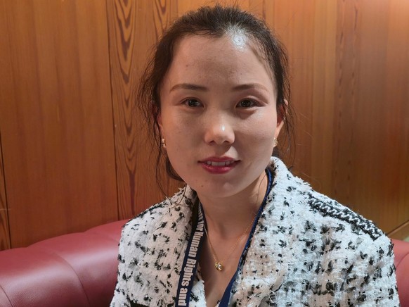 Kim Yumi lors de sa rencontre.