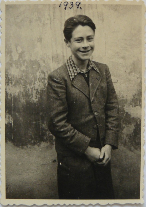 Der slowakische Widerstandskämpfer und Holocaust-Überlebende Otto Šimko, 1939.