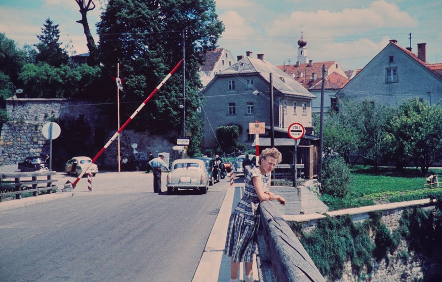 6.6.1968 Grenzübergang Schärding in österreich Austria 20220101, Aufnahme ca.19680606, Grenzübergang Schärding in österreich