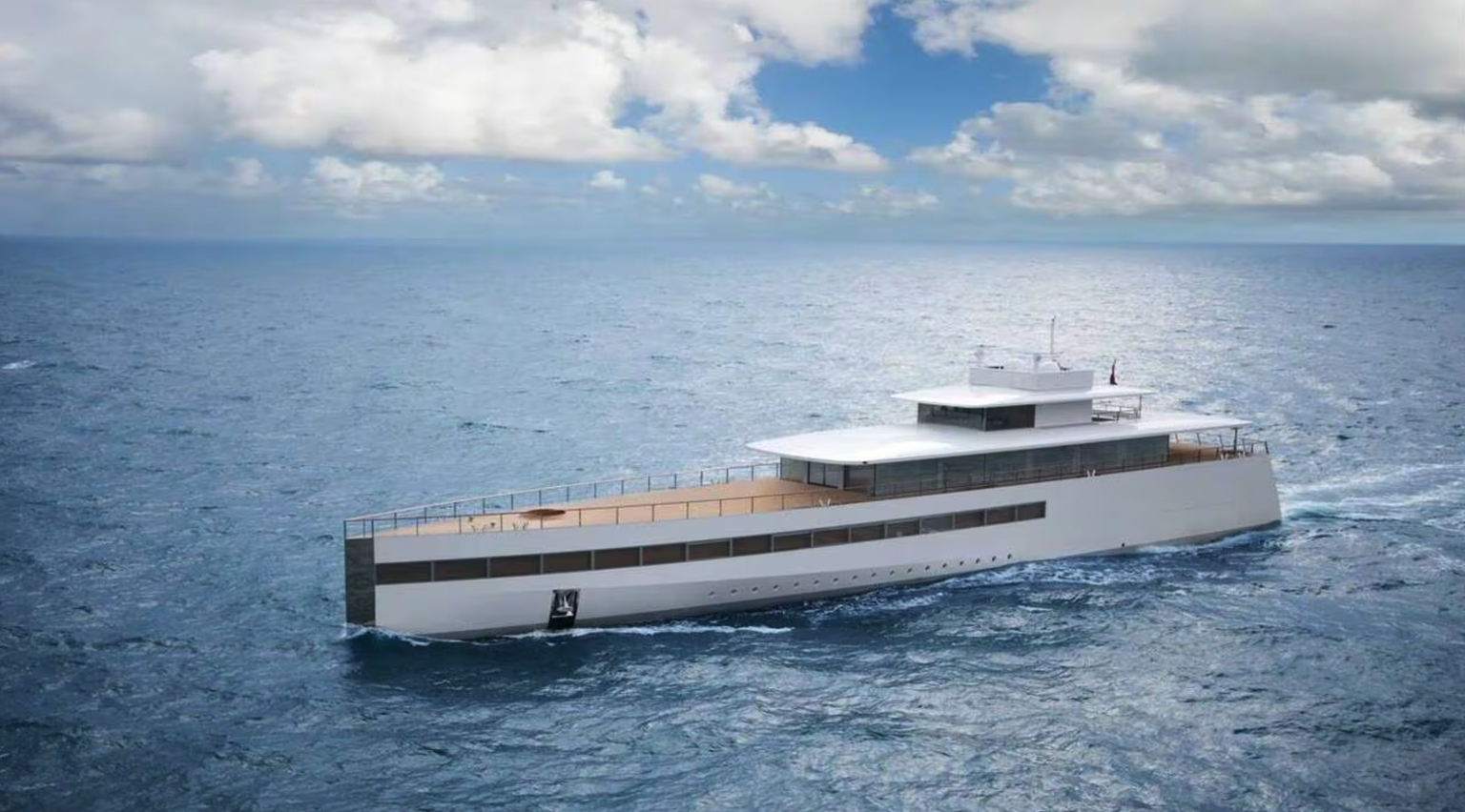 Conçu par Steve Jobs et le designer Philippe Stark, le Venus est estimé à 120 millions de dollars.