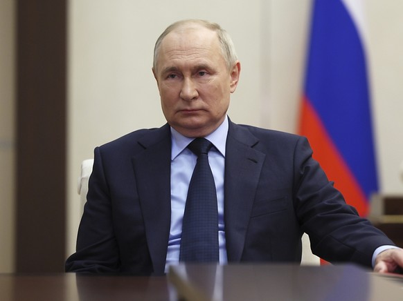 Vladimir Poutine a act� jeudi la sortie de la Russie du Trait� d&#039;interdiction des essais nucl�aires (TICEN) (archives).