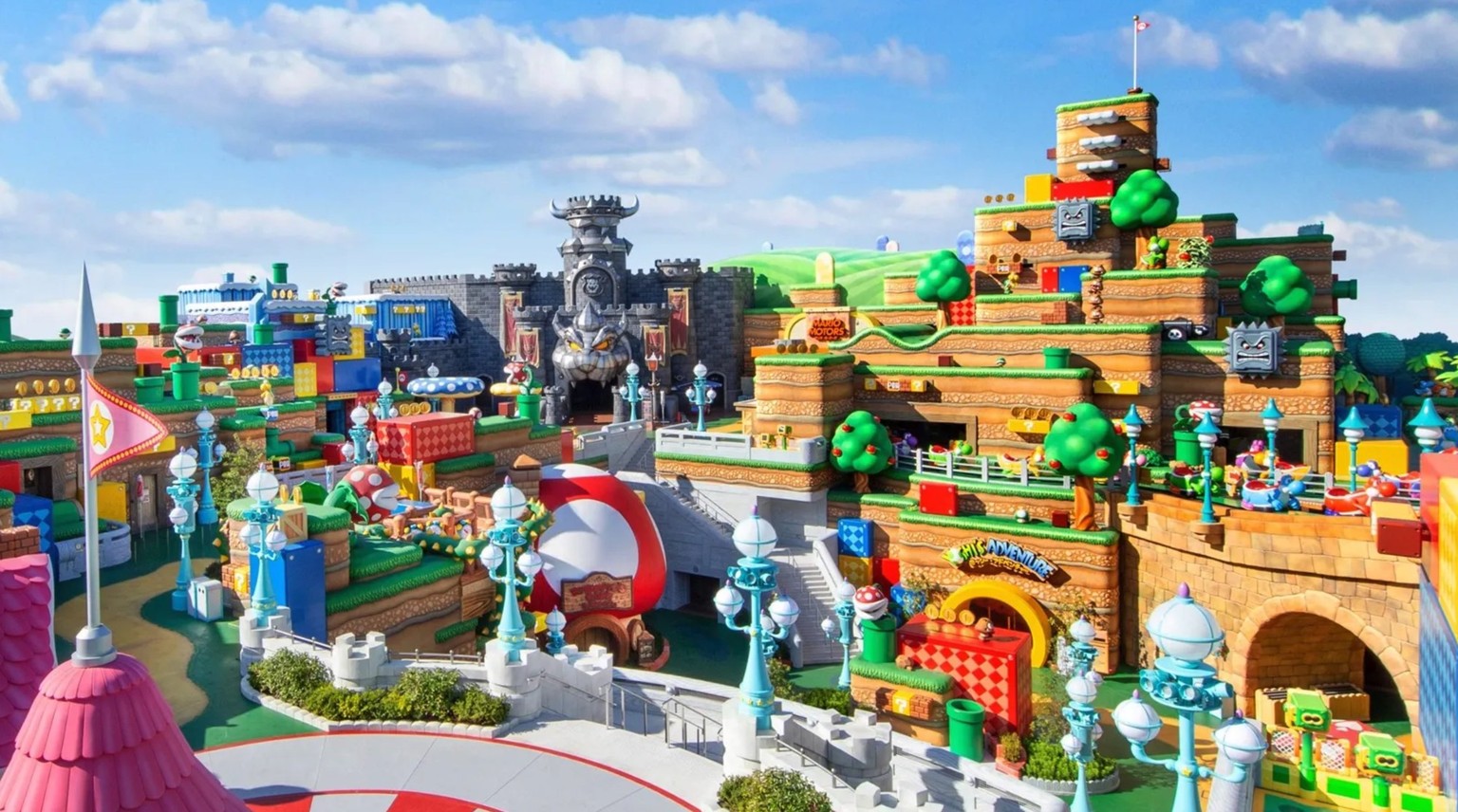 Le Super Nintendo World d'Osaka a ouvert ses portes en 2021.