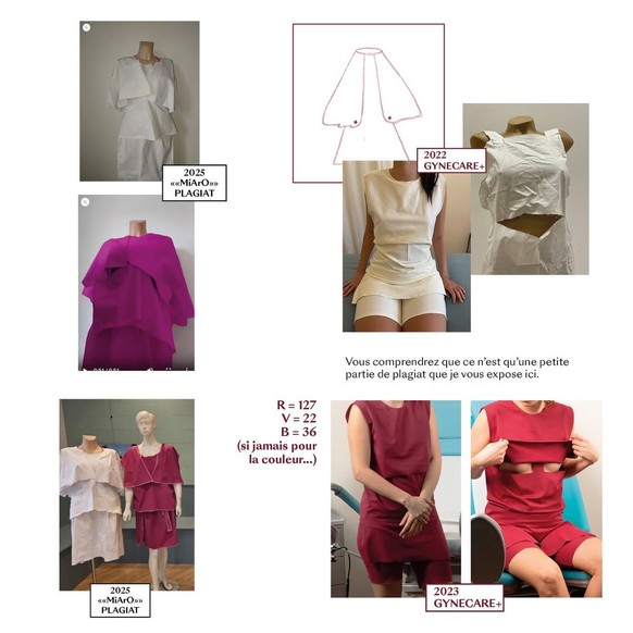 Une ex-étudiante de l’ECAL accuse un entrepreneur français d’avoir repris son design de blouse gynécologique, malgré un brevet déposé en 2022.