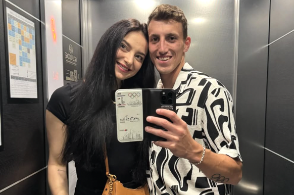 Le couple l'année dernière.