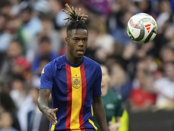 Nico Williams, ici sous le maillot de l&#039;Espagne, reste finale à l&#039;Athletic Bilbao