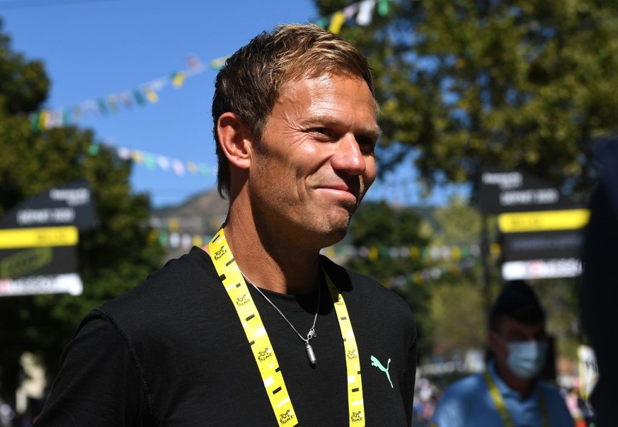 LAVAUR, FRANCE - SEPTEMBER 04: Start / Thor Hushovd of Norway Ex-procyclist / during the 107th Tour de France 2020, Stage 7 a 168km stage from Millau to Lavaur / #TDF2020 / @LeTour / on September 04,  ...