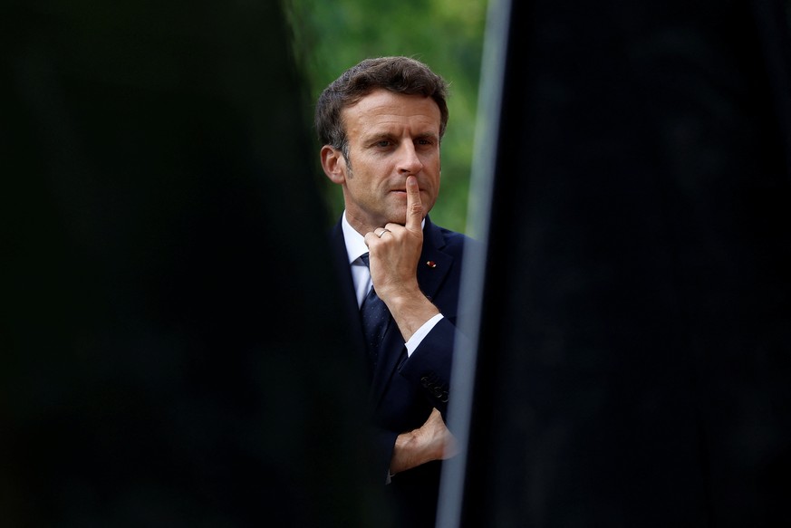 Emmanuel Macron, le 10 mai 2022.