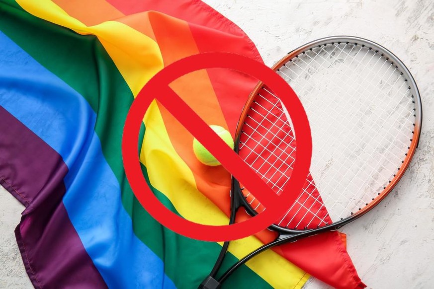 anti transgenre transphobie sport tennis drapeau LGBTQ Floride femmes