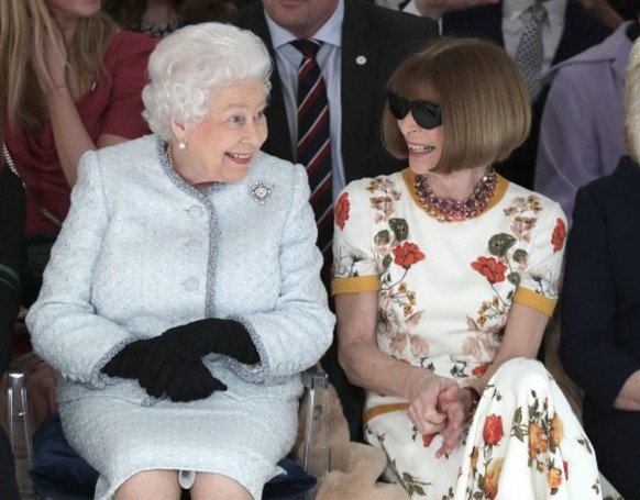 Elizabeth II et Anna Wintour