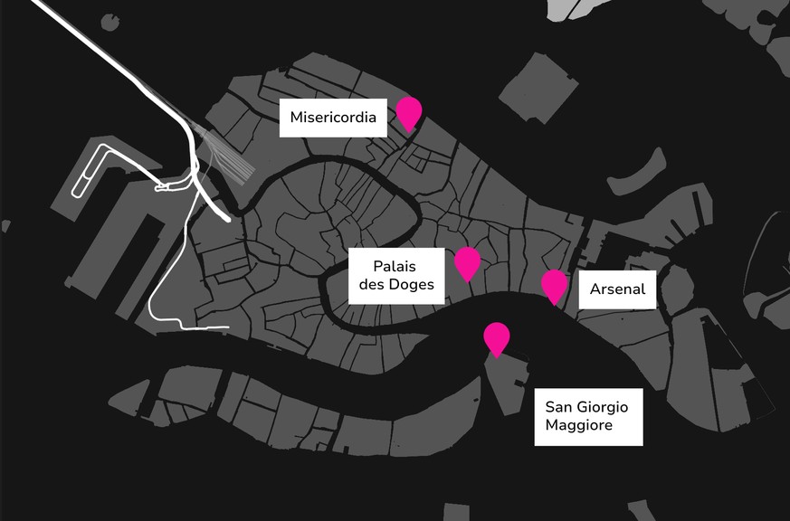 Les lieux du mariage de Jeff Bezos à Venise