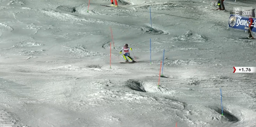 Le slalom de Garmisch-Partenkirchen s&#039;est déroulé dans de mauvaises conditions.
