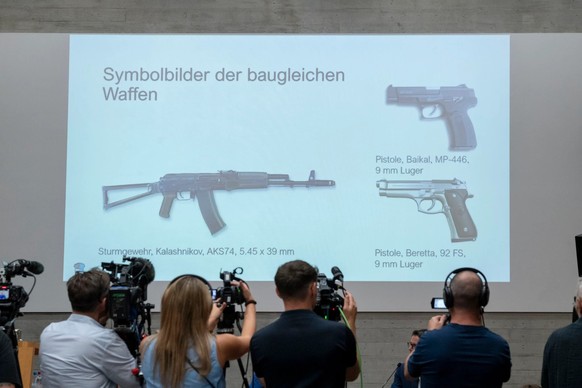 C'est avec des armes de ce type que le tireur fou d'Aarau a tué une jeune femme et blessé six personnes.