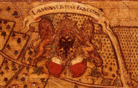 Les deux lions, en 1635.