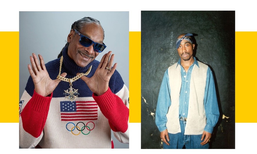 Les Américains préférés de Jean-Pascal Zadi et Raphaël Quenard: les rappeurs Snoop Dog et Tupac Shakur.