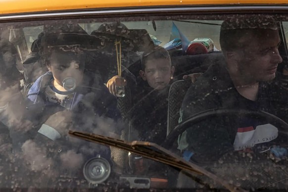 Cette famille a quitté la ville de Kherson juste à temps.