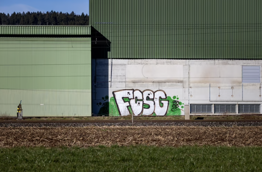 Un exemple de tag des fans du FC Saint-Gall.