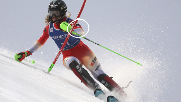 Camille Rast a obtenu le meilleur résultat du camp suisse avec une 5e place, devant Mélanie Meillard (7e), Wendy Holdener (16e) et Michelle Gisin (24e).
