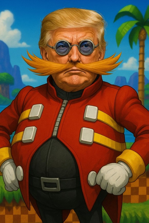 Donald Trump en Eggman