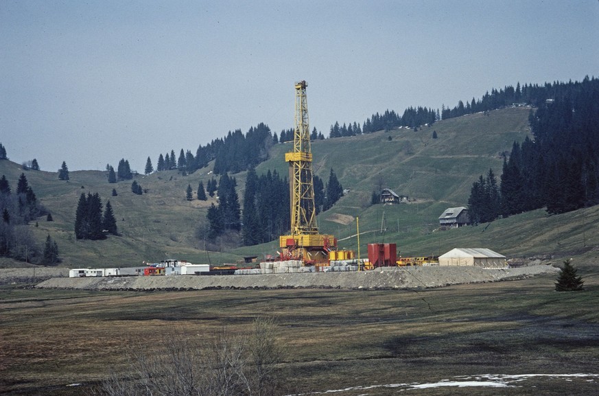 Il y a 40 ans déjà, du gaz naturel était extrait à Finsterwald, dans le canton de Lucerne.