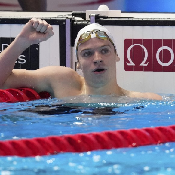 Léon Marchand a cueilli dimanche son 7e titre mondial en grand bassin