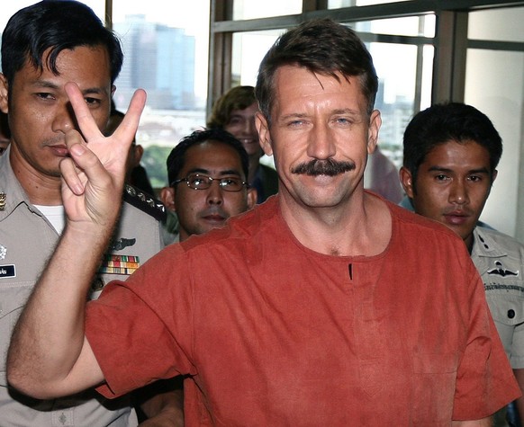 Viktor Bout en Thaïlande, en 2009, peu avant son extradition vers les Etats-Unis.