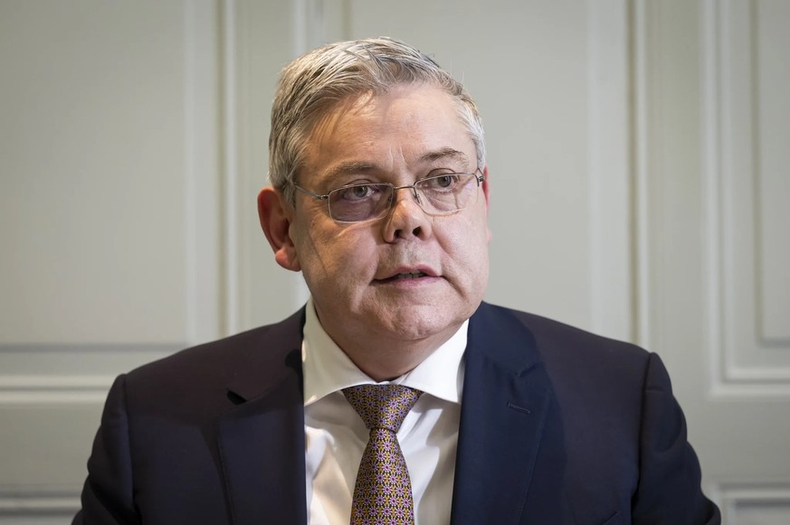 Le conseiller national UDC Franz Grüter fait campagne pour le oui à l&#039;e-ID.
