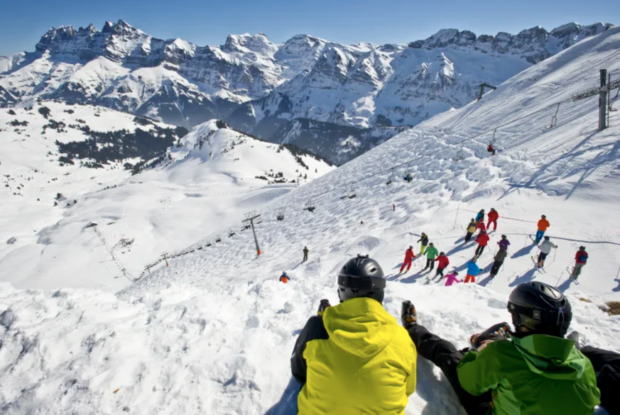 Le Pas de Chavanette, aux Crosets, appelé aussi «le mur suisse».