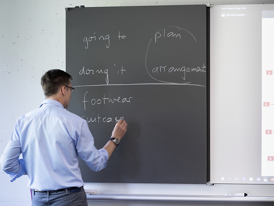 Le corps enseignant de Moutier a