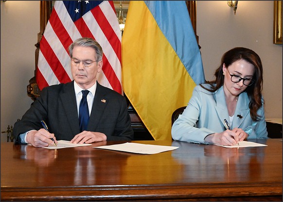 C’est un accord que Washington et Kiev qualifient déjà de réussite. Mercredi, le ministre américain des Finances, Scott Bessent, et la ministre ukrainienne de l’Économie, Yulia Svyrydenko, ont signé u ...