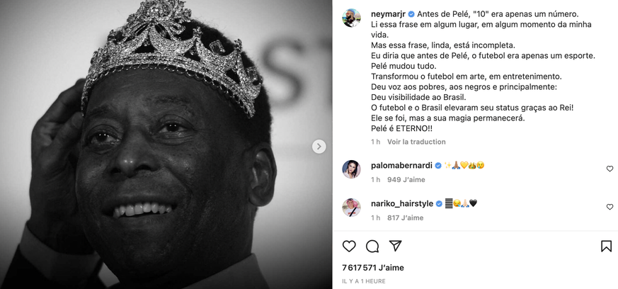 Hommages à Pelé