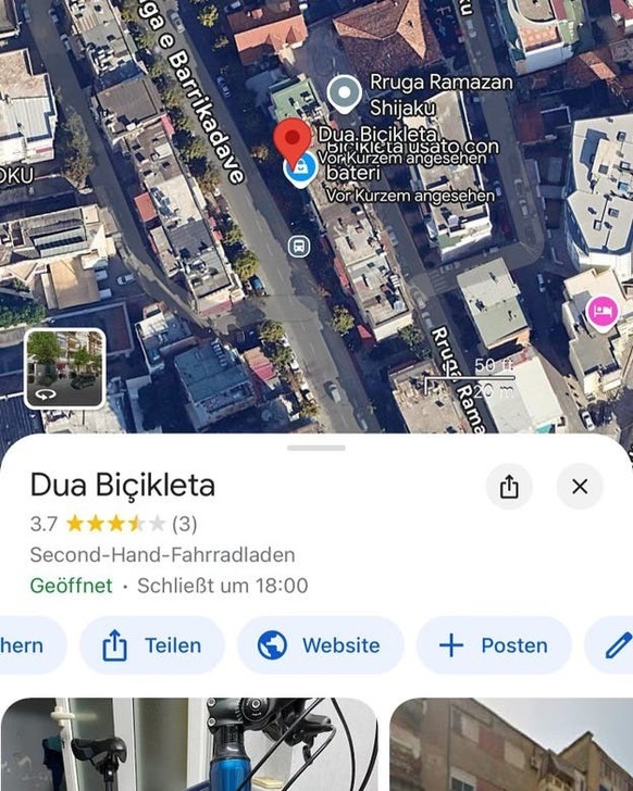 Si vous regardez de plus près l&#039;emplacement sur Google Maps, vous y trouverez un revendeur d&#039;occasion.