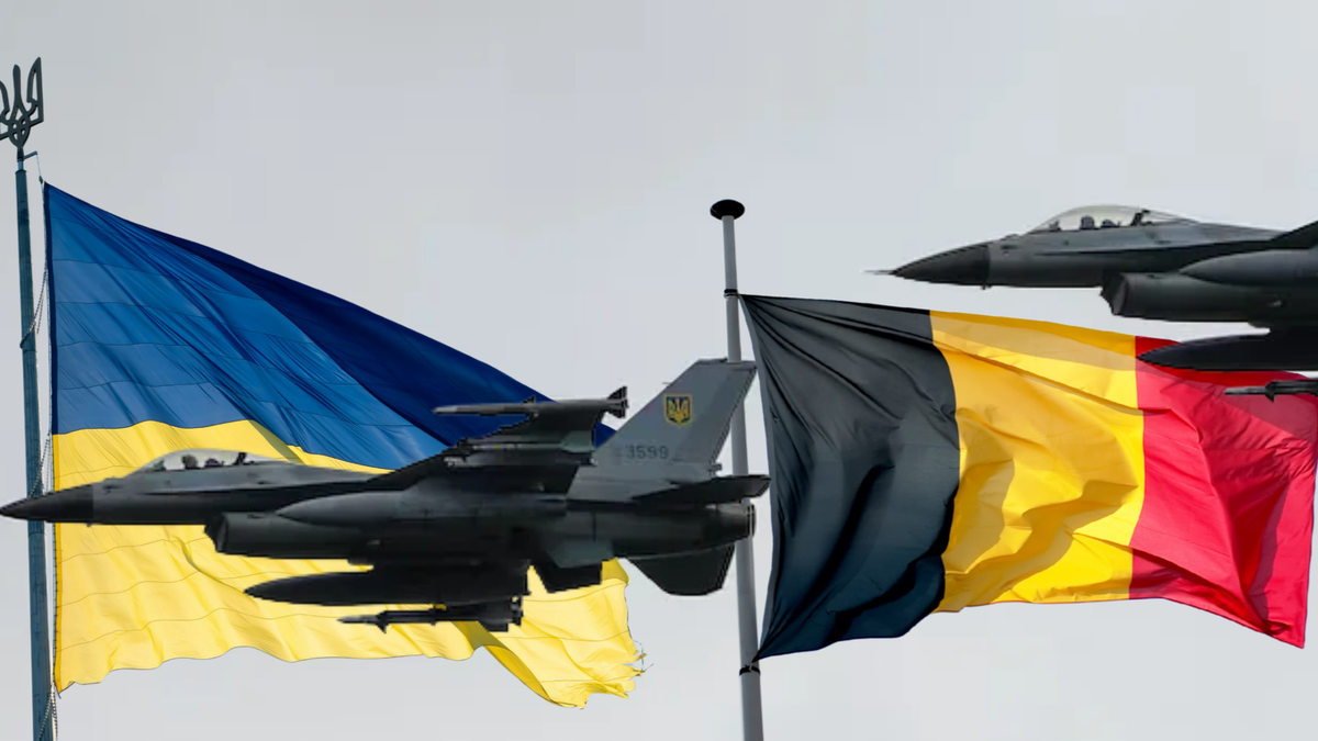 Un problème belge cloue au sol les F-16 de Zelensky