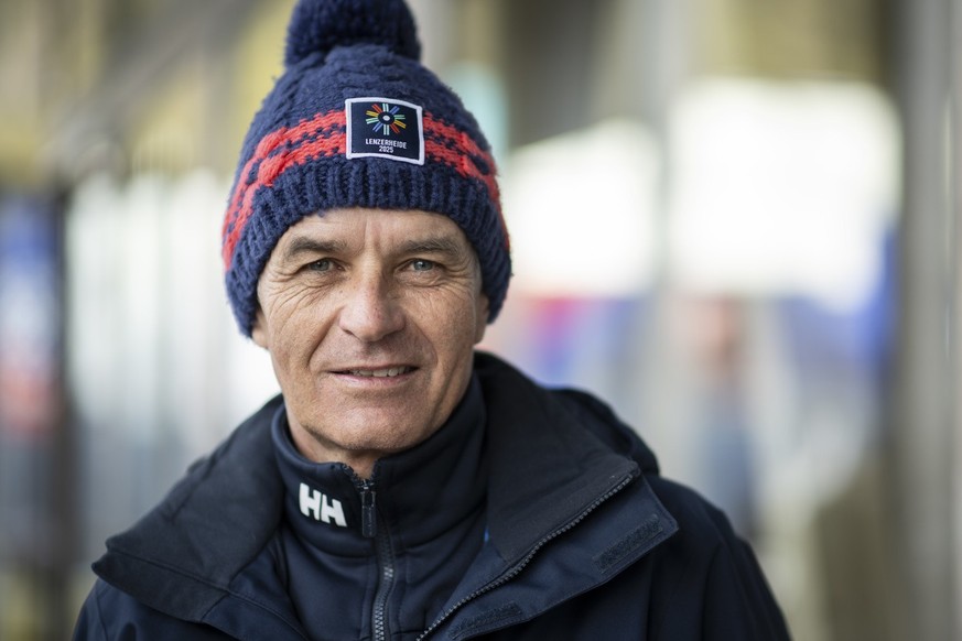 Juerg Capol, CEO Biathlon World Championships Lenzerheide, poses prior the IBU Biathlon World Championships, on Monday, February 10, 2025, in Lenzerheide, Switzerland. (KEYSTONE/Gian Ehrenzeller)