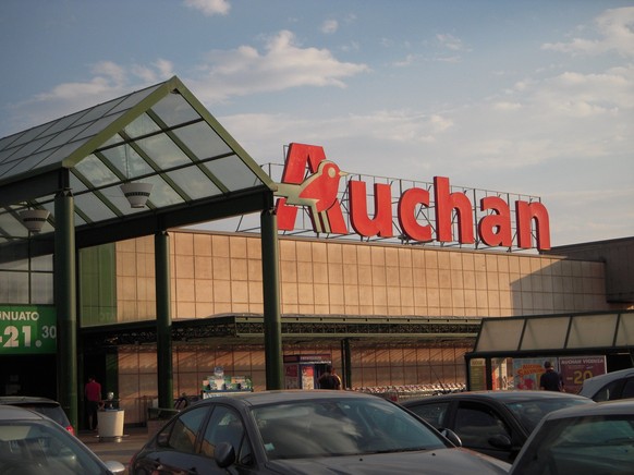 Le supermarché Auchan à Vicenza, en Italie. 11 août 2012