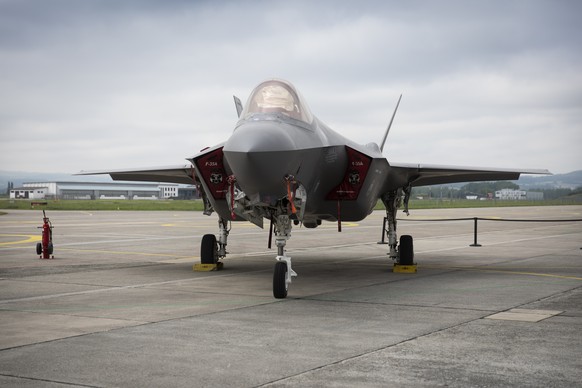 ARCHIVBILD ZUR BEREINIGUNG DER VERTRAEGE FUER DEN F-35 MIT DER US-REGIERUNG --- A Lockheed Martin F-35A fighter jet is pictured prior to a takeoff during a test and evaluation day at the Swiss Army ai ...