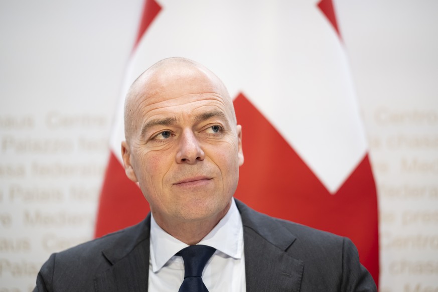 Vincenzo Mascioli, designierter Staatssekretaer fuer Migration, fotografiert kurz vor einer Medienkonferenz zur Bekanntgabe des neuen Direktors des Staatssekretariats fuer Migration, SEM, am Mittwoch, ...