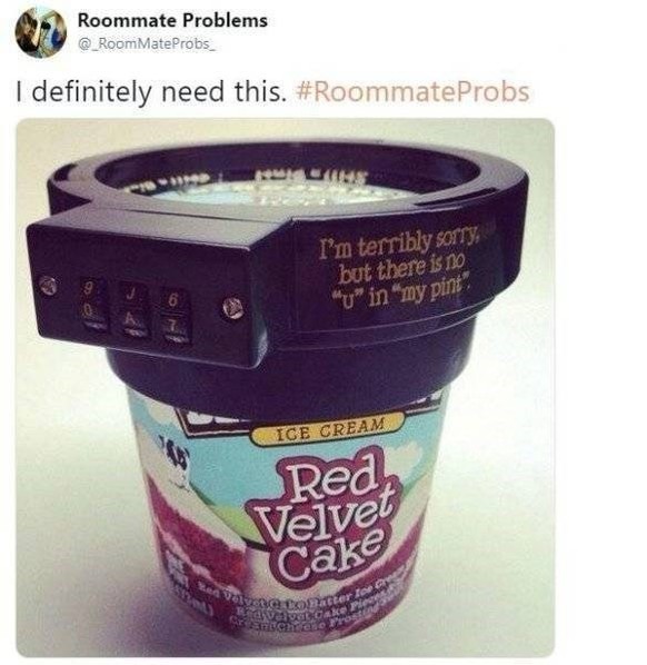 Memes, die das Zusammenleben mit einem Mitbewohner beschreiben